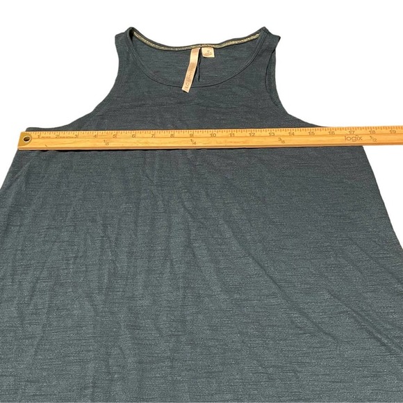 Lauren Conrad Teal Lace trimmed Sleeveless Tunic Sz M - Picture 5 of 7